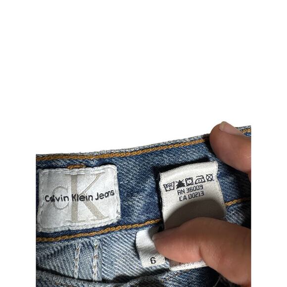Vintage Calvin Klein Jeans Size 6 High Rise Stonewash USA - Picture 6 of 8